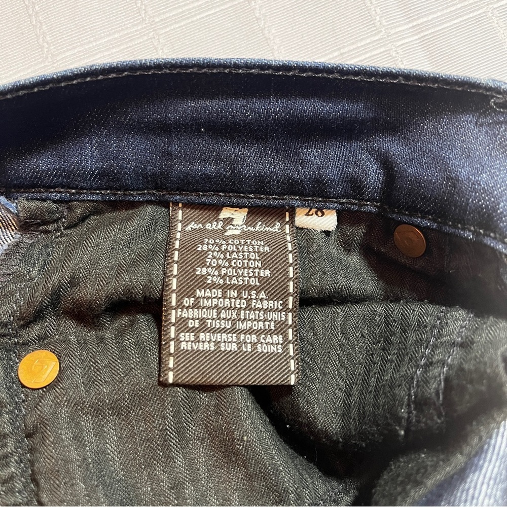 Women's 7 For All Mankind Gwenevere Size 28 Skinny Leg Jeans - Picture 11 of 11